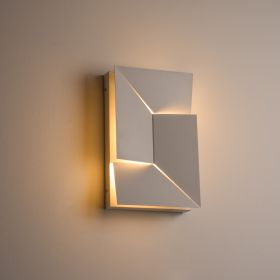 Jigsaw Modern LED Wall Light, Geometric Minimalist Sconce with Warm White Glow, Minimalist wall lamp for bedroom, livingroom, hallway