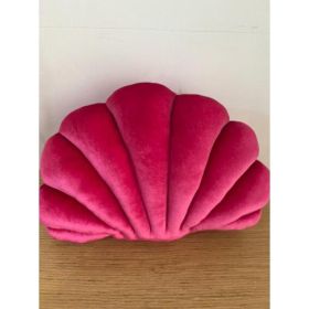 Simulation Shell Pillow Cushion Doll Nap Pillow (Option: Rose Red-S)